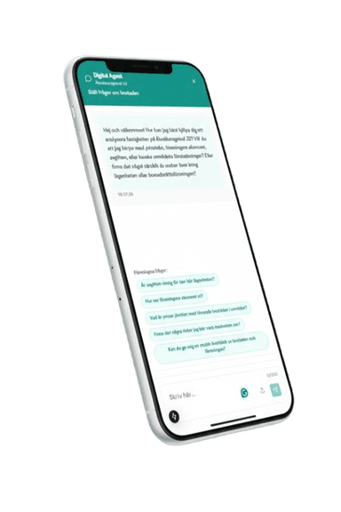 Mobile view of our platform